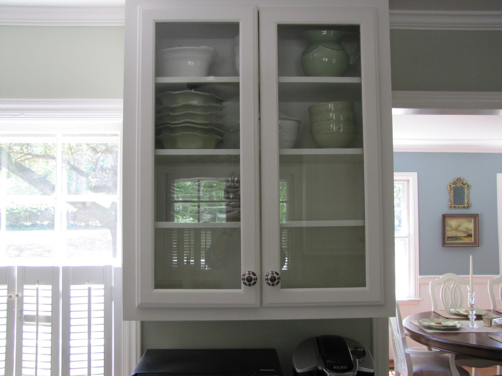 Rolling kitchen cabinet Glass Kitchen Cabinets