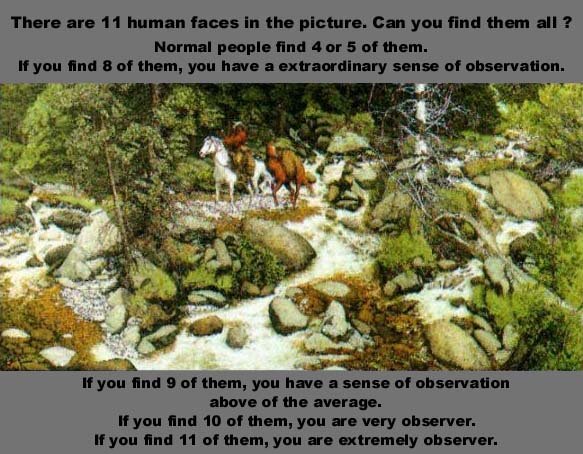 find 5 human faces in this