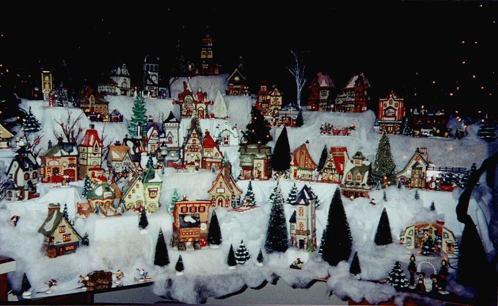 you know those really cute light up christmas villages i have a small ...