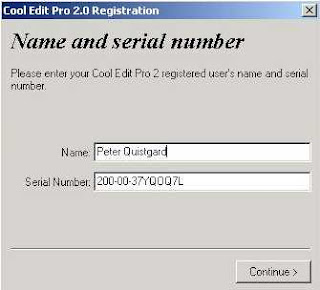 Cool Edit Pro Expired Registration Program
