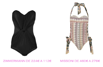 Tienda online: Net-a-porter: Bañador: Zimmermann 112€ vs Missoni 276€