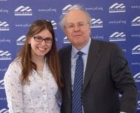 Newly-elected WICR Chairwoman Charlotte Evans with former White House advisor Karl Rove