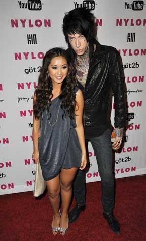 Brenda Song With Trace Cyrus