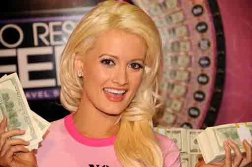 Holly Madison was at Planet Hollywood Resort to unveil the millions that Las