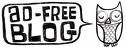 Icono de Ad-free Blog, que manifiesta estar en contra del uso de la publicidad en los blogs