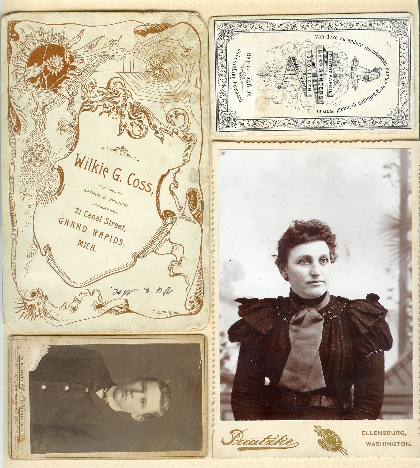 four corners design card curiosities