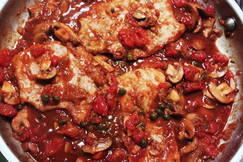 the gd kitchen veal cacciatore