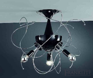 Telstar Three Light Semi Flush Mount by Franklite