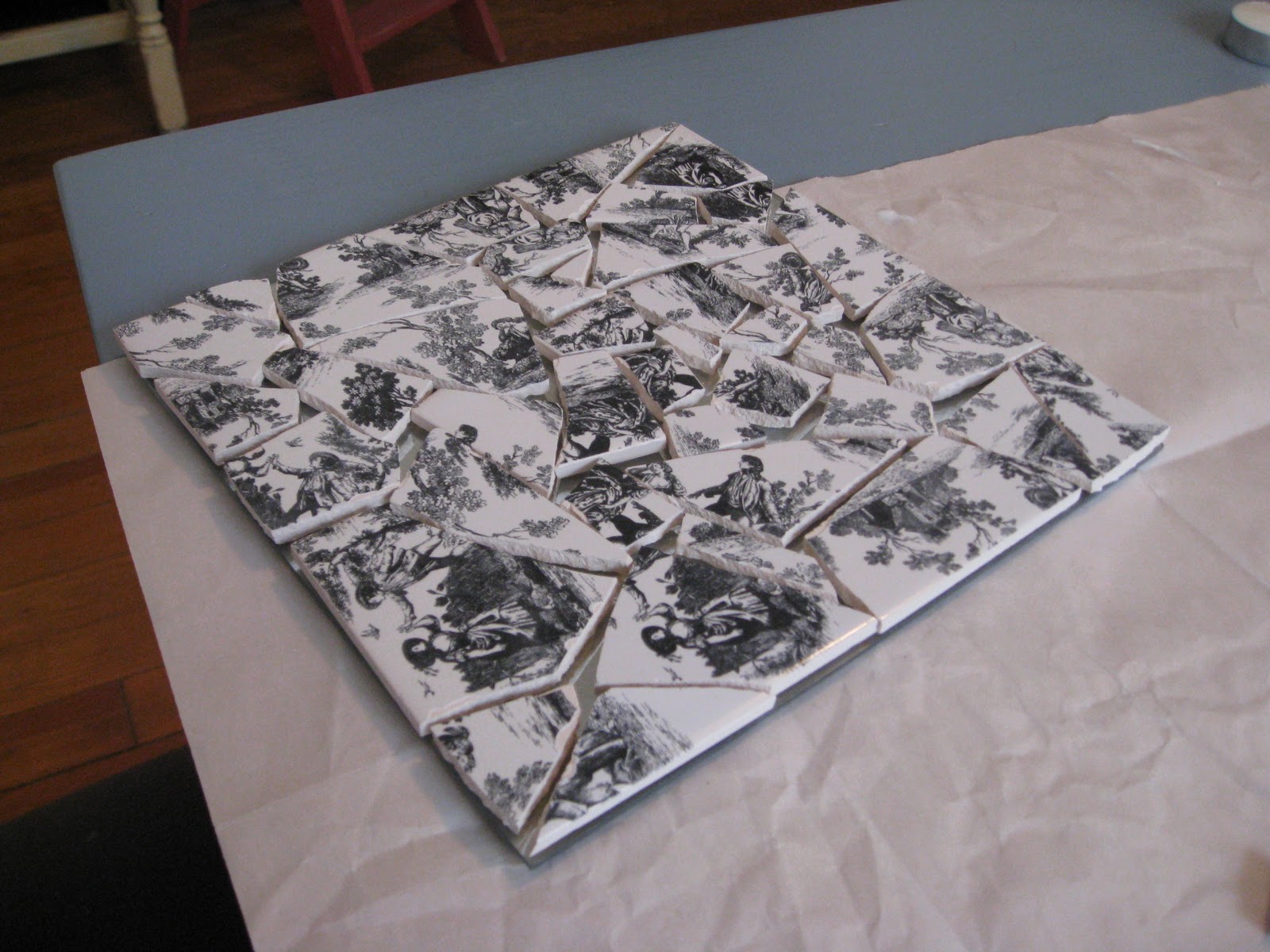 Weekend Charm DIY Trivets.....Mosaic Style and Granite