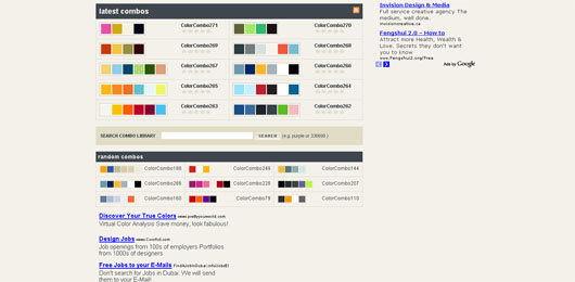 Tools for Choosing Color Combinations for Your Designs 