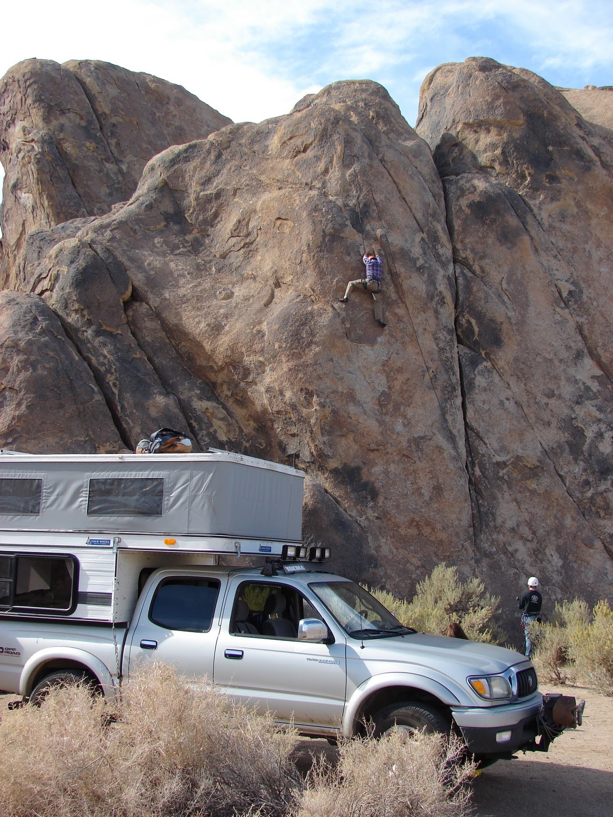Our Four Wheel Camper Alabama Hills Camp and Climb