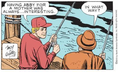 Great fishing hole, Wilbur. Three days without a bight.