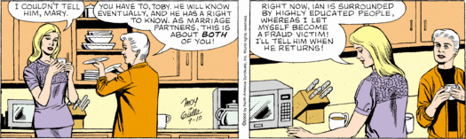 It's been so long since we've seen Mary, I think Joe Giella forgot how to draw her.