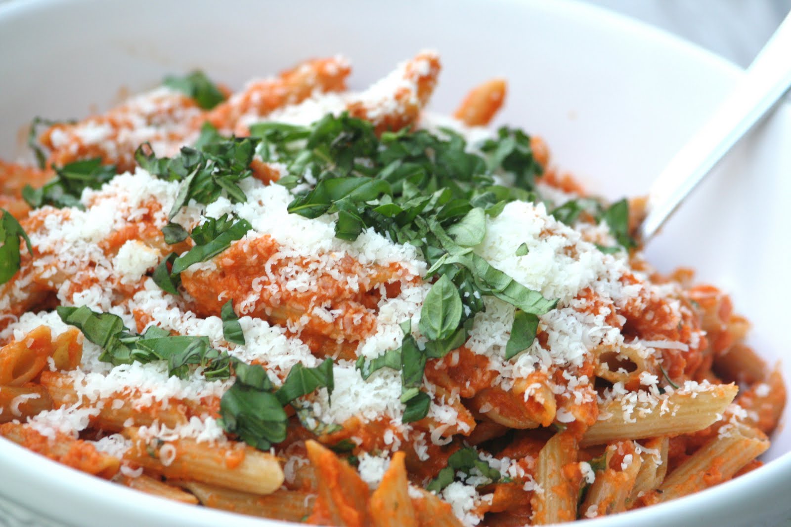 Healthy Goodness Sweet Tomato Carrot Pasta