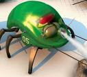Cucaracha robot que tira agua