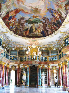 Wiblingen Abbey Library Ulm Baden Wurttemberg