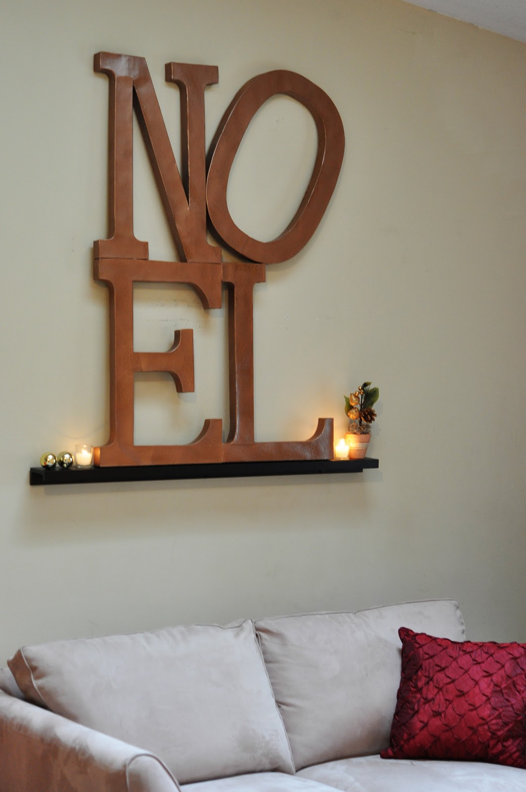 craftily ever after pottery barn inspired noel wall art joann after christmas sale