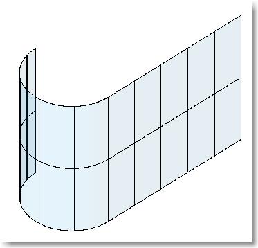 Revit Elemental Simple Curved Glazing In Curtain Walls Simple Curved Glazing In Revit Curtain Walls