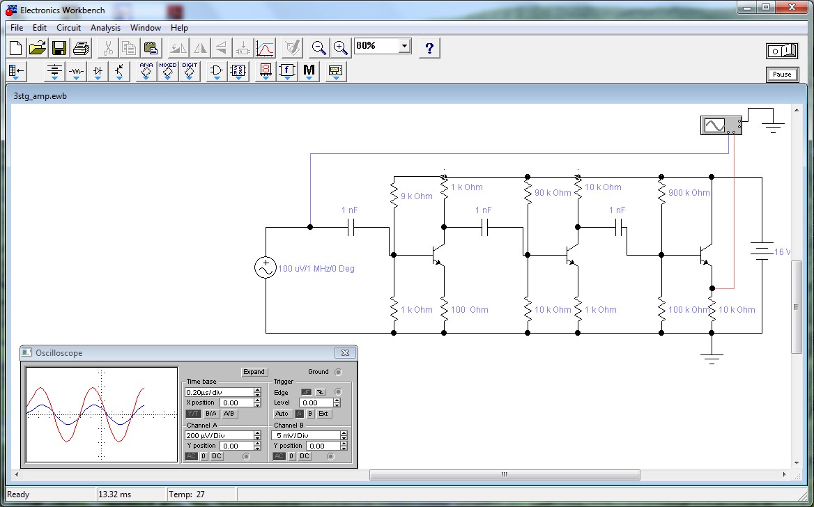 electronics circuit simulator software free
