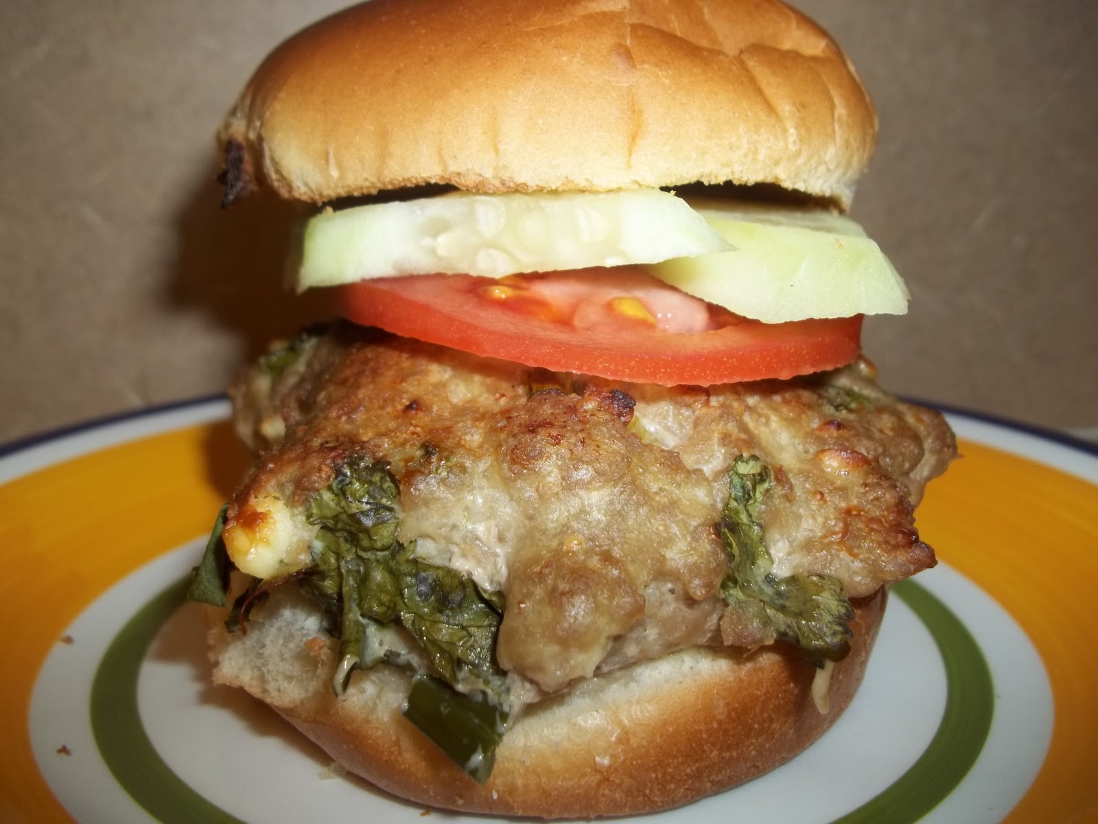 World Class Cooking Turkey Burgers (Feta Cheese, Cilantro and Scallions)