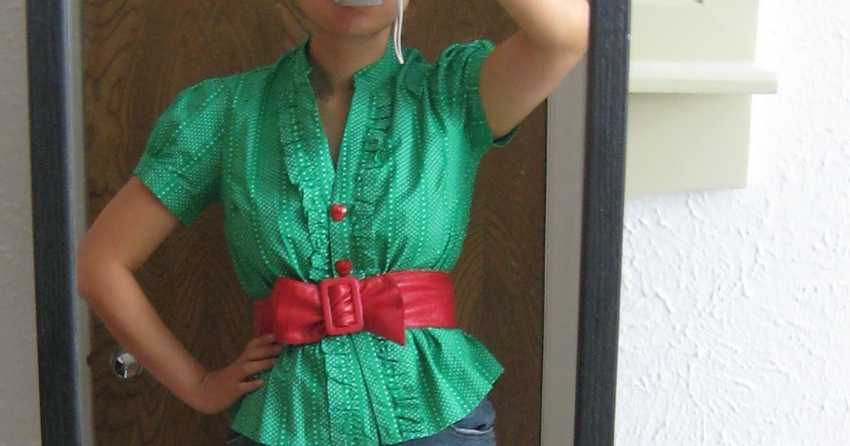 My Summer Sky How to wear a red belt