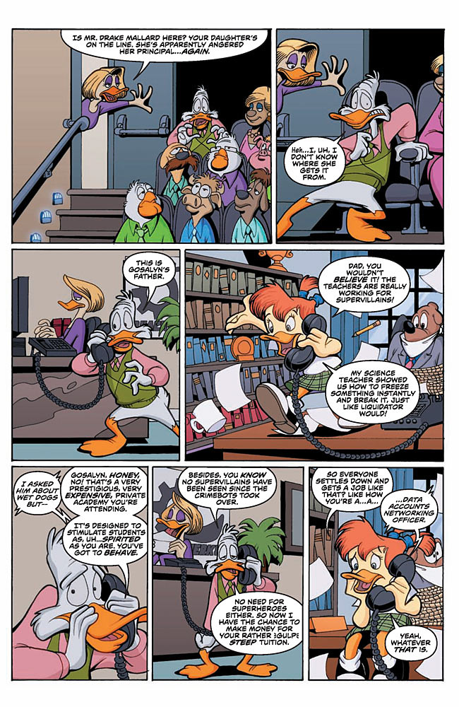 . HQ Preview"Darkwing Duck The Duck Knight Returns TPB"