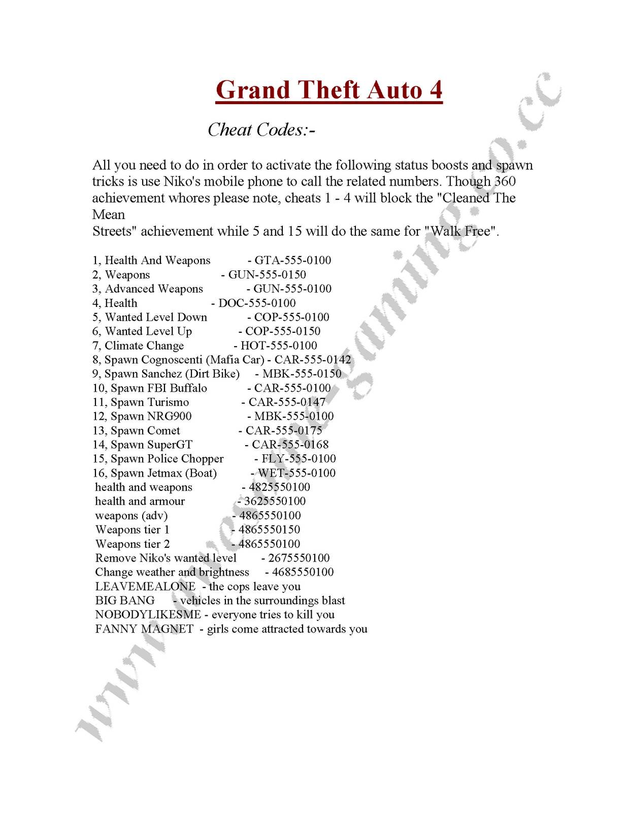 cheat codes grand theft auto iii guveze79