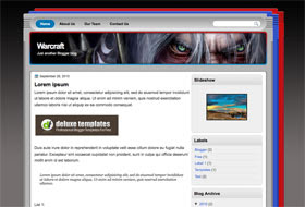 Warcraft - blogger template