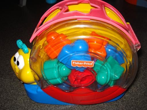 fisher price snail shape sorter