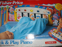 crib piano toy by fisher price