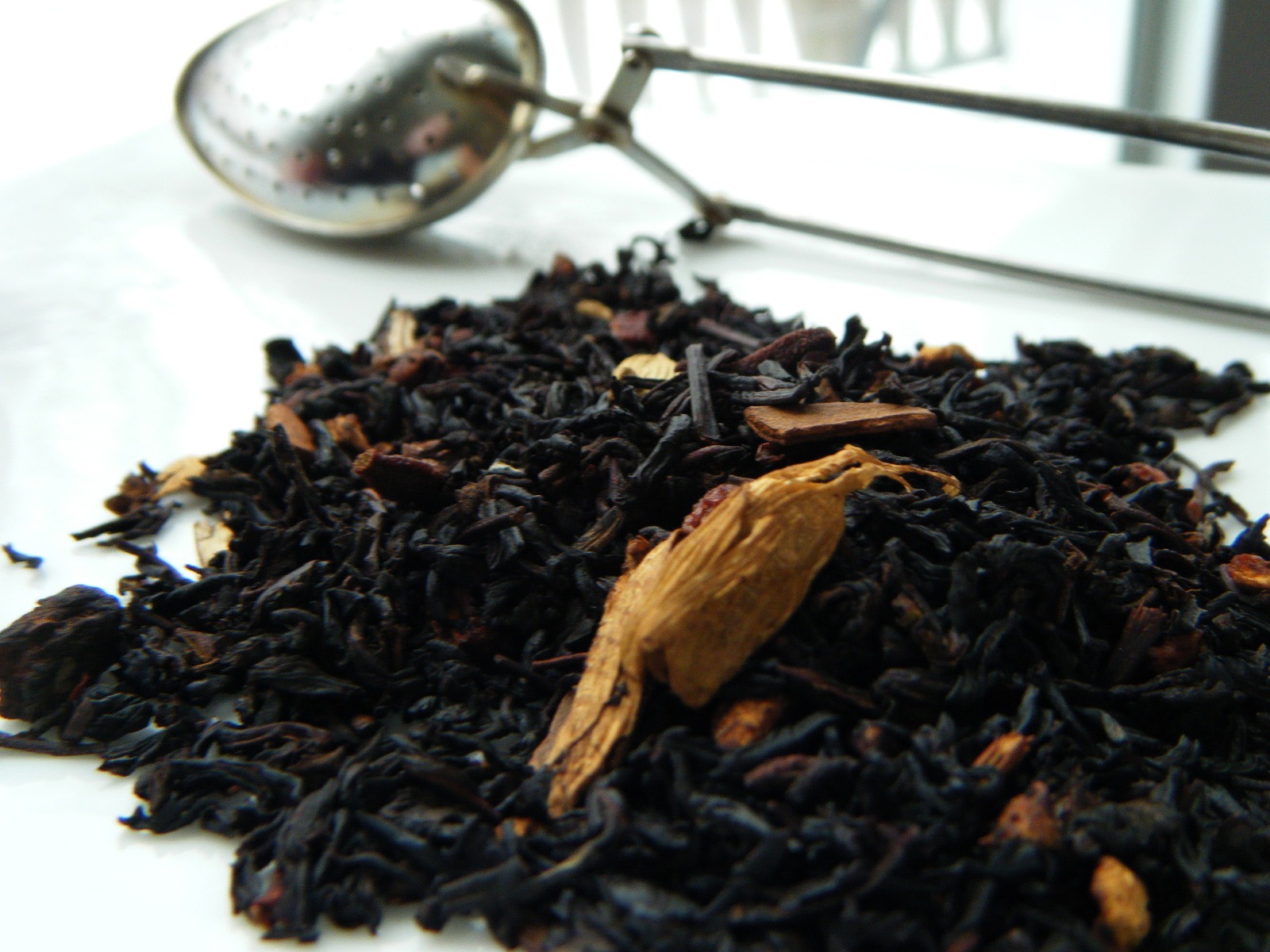 What About Pie Steeping chai tea