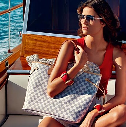 In LVoe with Louis Vuitton: Louis Vuitton Damier Azur Mediterranean Elegance