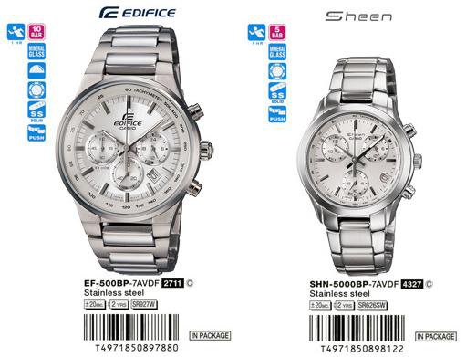 edifice sheen watches