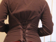 Camisa com costas espartilho