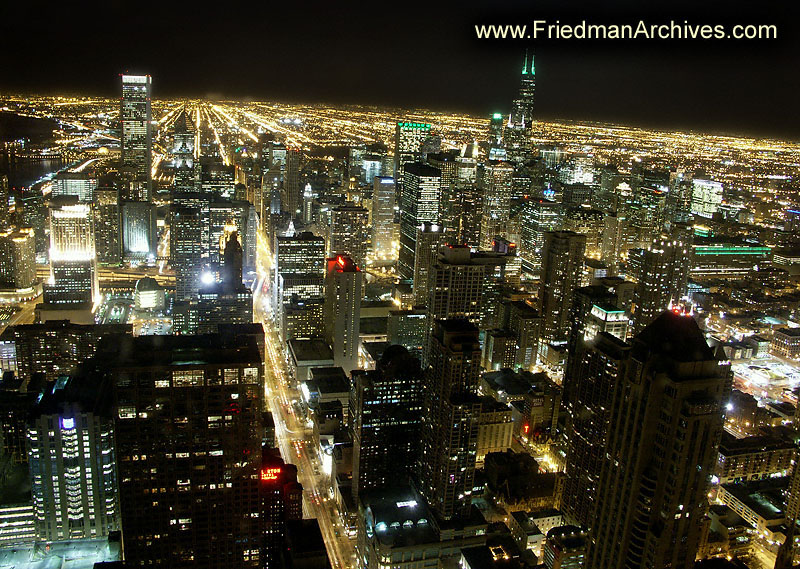 Image #8: Chicago Skyline at Night