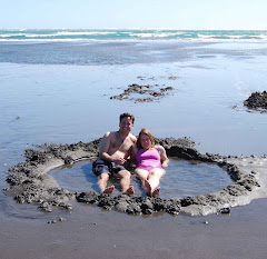 Self dug hot tub at Ocean Beach
