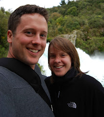Erin and I at Huka Falls