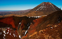 The Red Crater and Mount Ngauruhoe