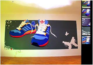 decorar con murales y espray las paredes