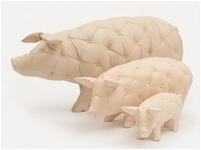 cojines originales con forma de cerditos