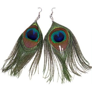 Peacock Earrings!!