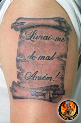 Pergaminho Tatto on Tatuador   Campo Mour  O   Paran     Brasil  Tatuagens De Pergaminhos