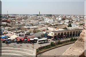 El Jem desde el anfiteatro