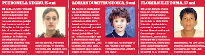 Copiii dispăruţi, o dramă ascunsă