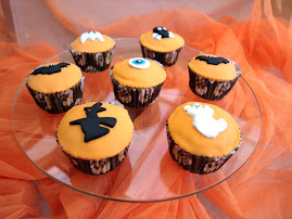 Halloween Orange Themed Cupcakes