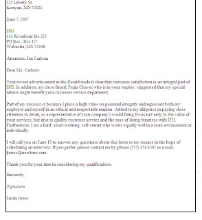 Type my education letter image