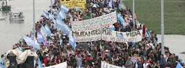 En la Gran Marcha al Puente Internacional