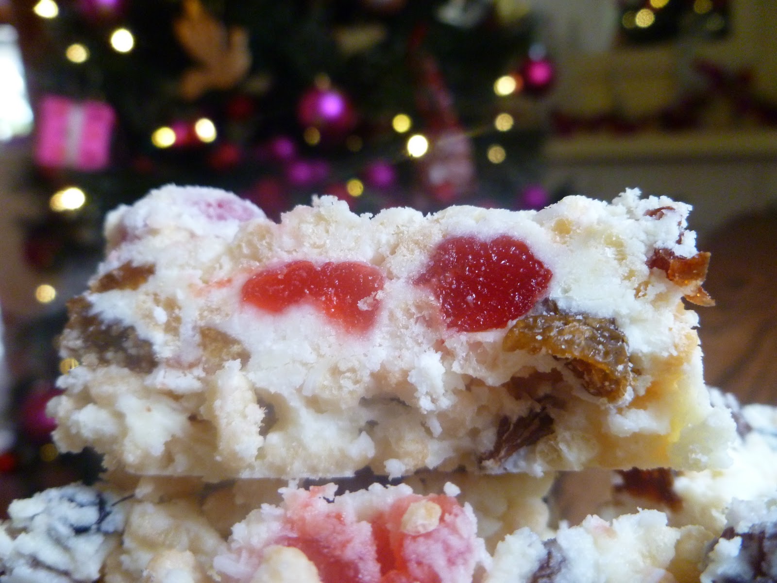 White Christmas Slice