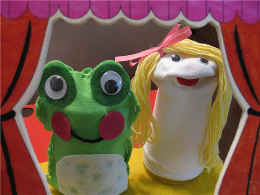 homemade puppets, homemade sock puppets, green kids, eco-friendly puppets, make your own puppets, diy puppets, how to make puppets, puppets for kids, puppet crafts, felt puppets