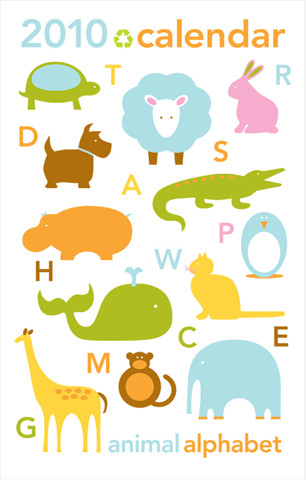 eco-friendly calendar, green calendar, eco-friendly wall calendar, calendar for kids